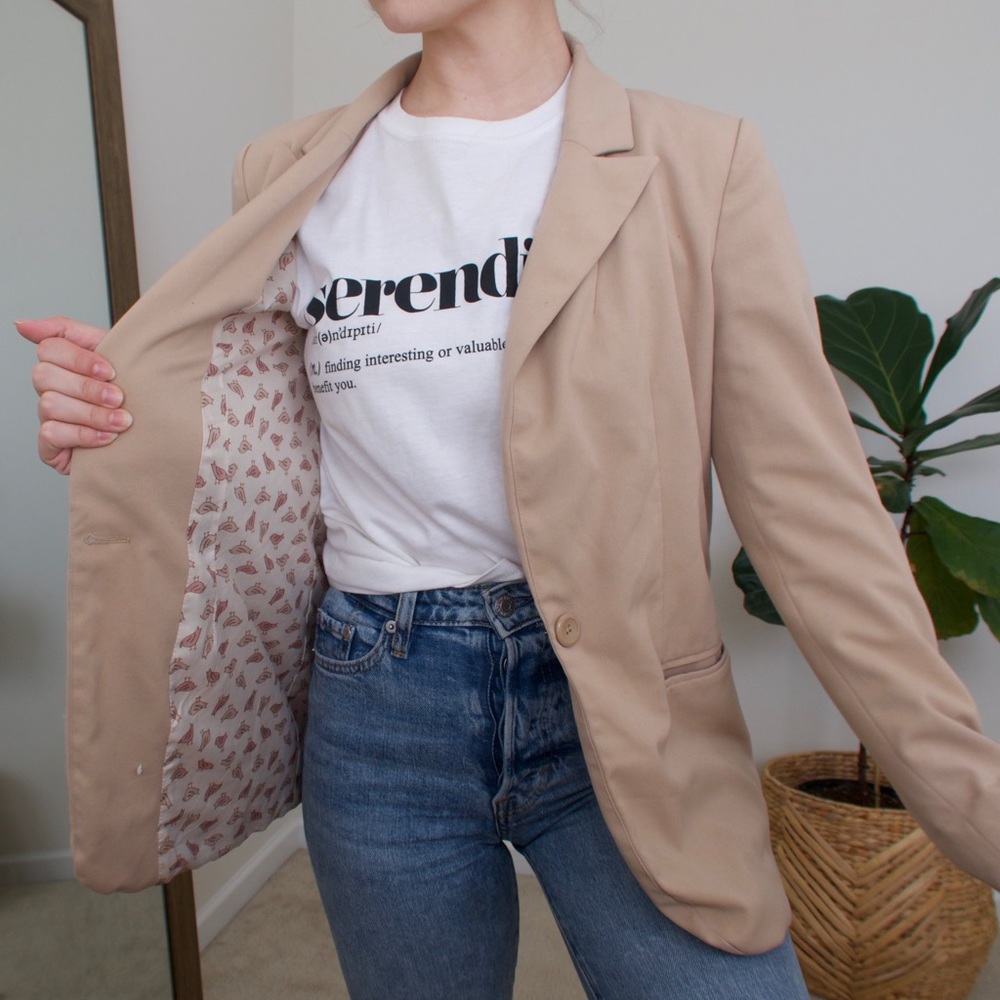 Beige blazer